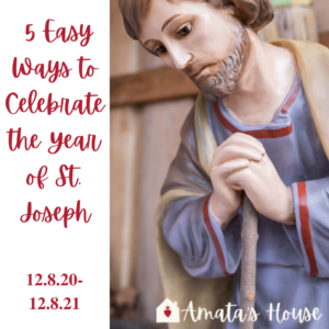 5 Easy Ways to Celebrate the Year of St. Joseph